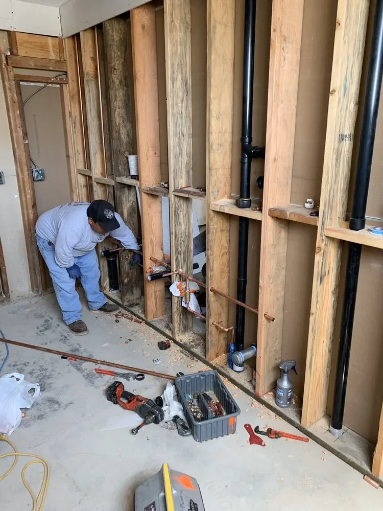 Commercial rough-in plumbing for Gas Line Repair in Southeast Mill Creek